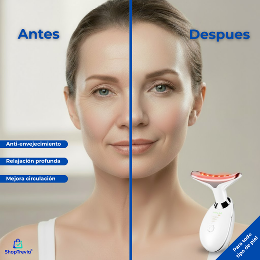 Masajeador antiarrugas facial y cuello - BioLift™