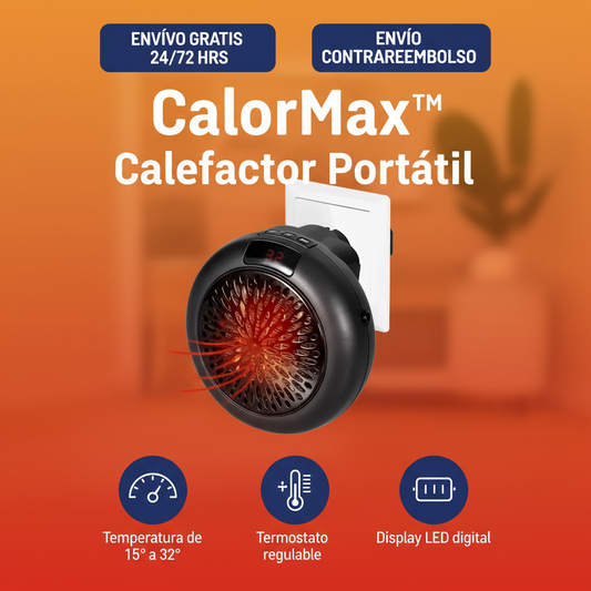 Calefactor Portátil 900W - CalorMax™