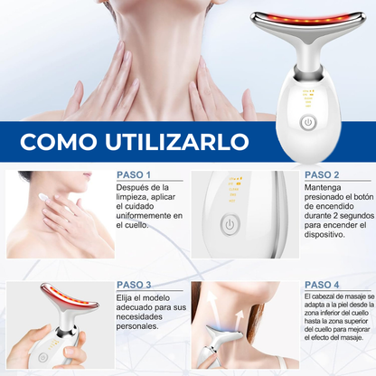 Masajeador antiarrugas facial y cuello - BioLift™