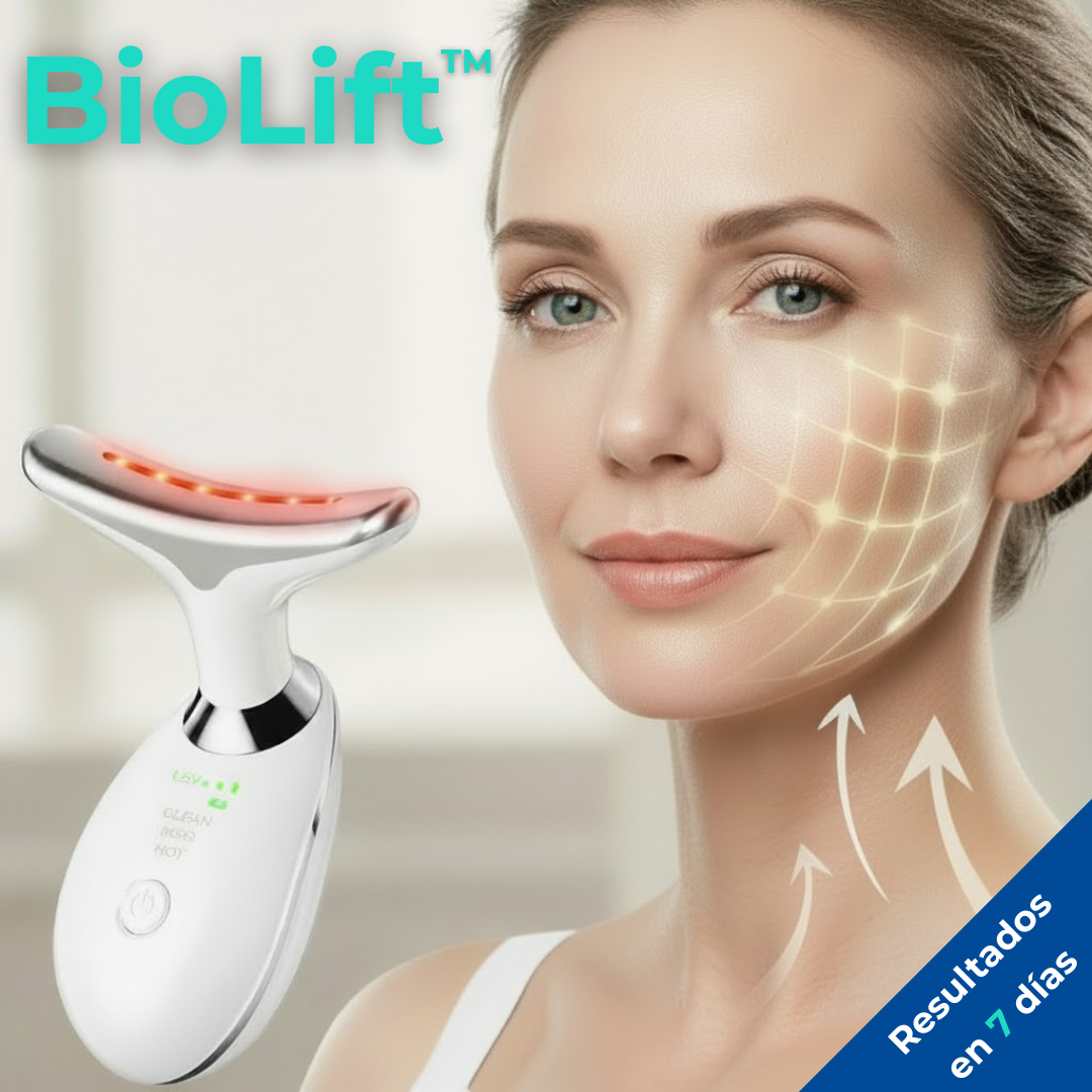 Masajeador antiarrugas facial y cuello - BioLift™