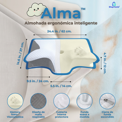 Almohada Cervical de viscoelástica - ALMA™