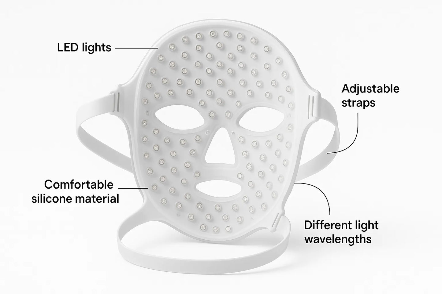 Mascarilla LED de terapia facial - Dermalux Spa™