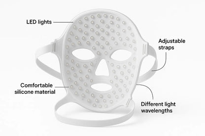Mascarilla LED de terapia facial - Dermalux Spa™