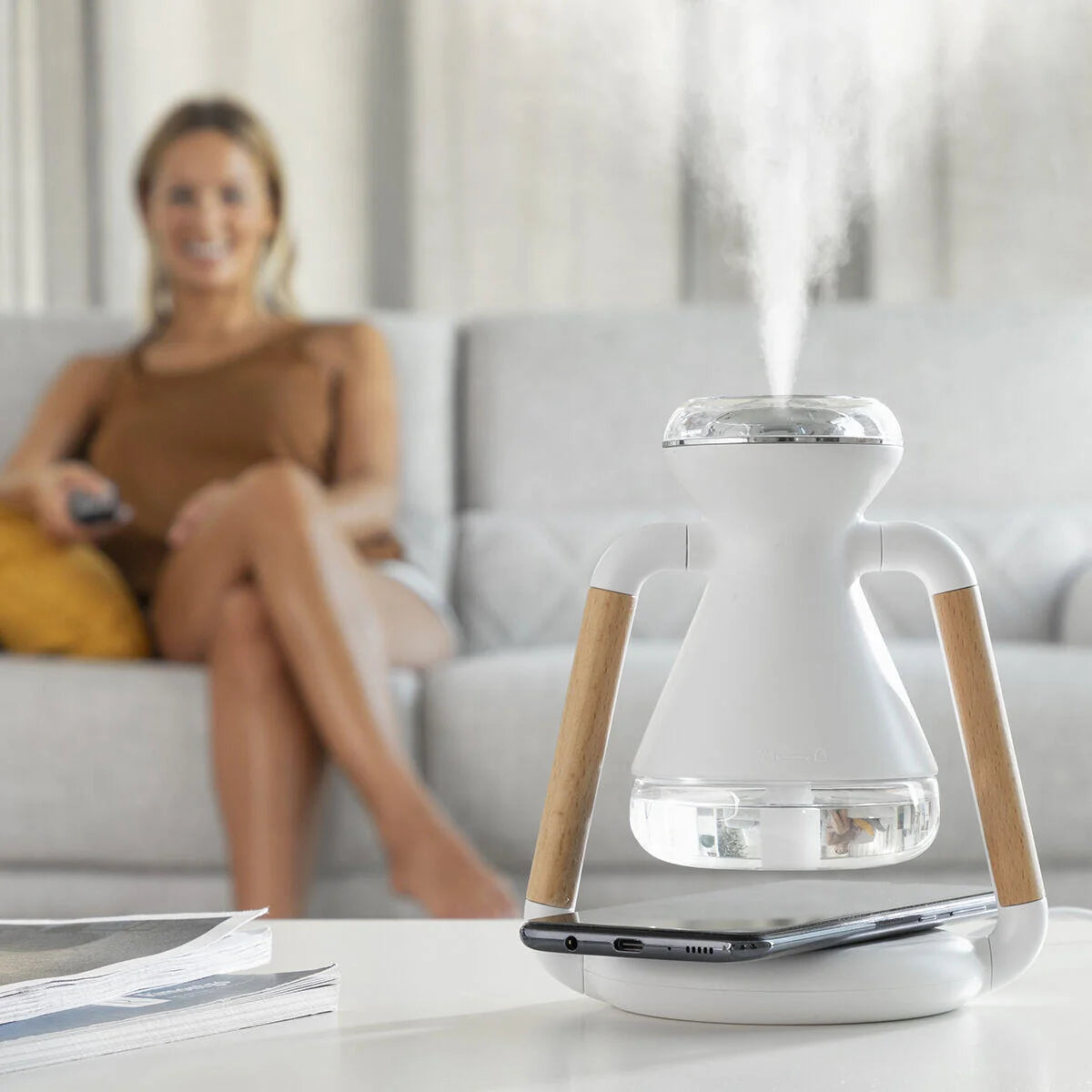 Humidificador, Difusor y Cargador 3 en 1 - Lúmina Air™