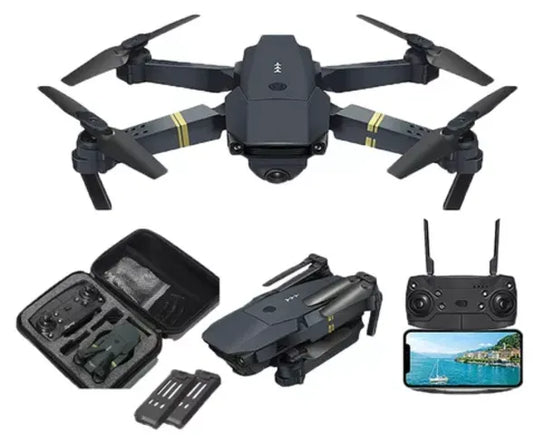 Mini Drone 4K Dual Cámara con Maletín Premium + 1 bateria extra GRATIS - SkyMaster Pro™