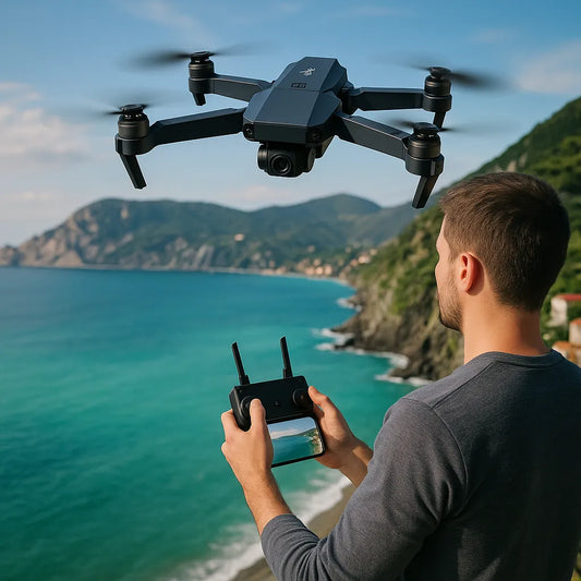 Mini Drone 4K Dual Cámara con Maletín Premium + 1 bateria extra GRATIS - SkyMaster Pro™